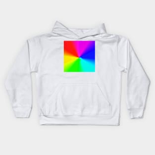 multicolored rainbow abstract texture art Kids Hoodie